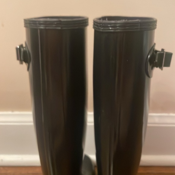 Hunter Original Black Gloss Rain Boots - Picture 4 of 6